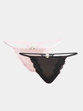 NWT - Sheer Micro Thong Panties, 2 Pack.